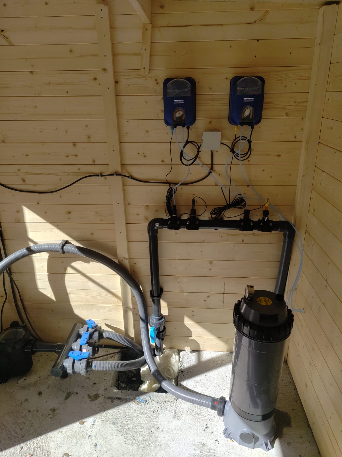 Local technique piscine optimisé LudoFuites - Aménagements techniques Nouvelle-Aquitaine